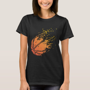 Novelty Silhouette Basketball Gift Graphic For Bal T-Shirt