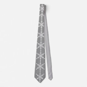 Novelty Snowflake Christmas Tie. Tie