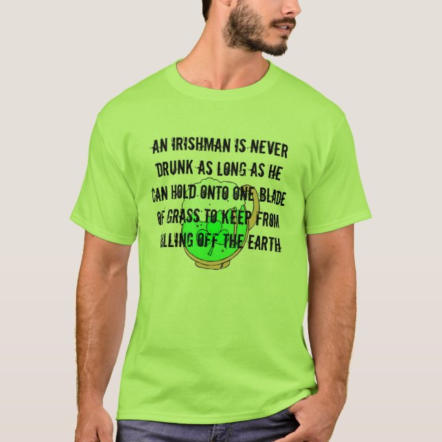 Novelty St Patrick's Day T-Shirt (Front)