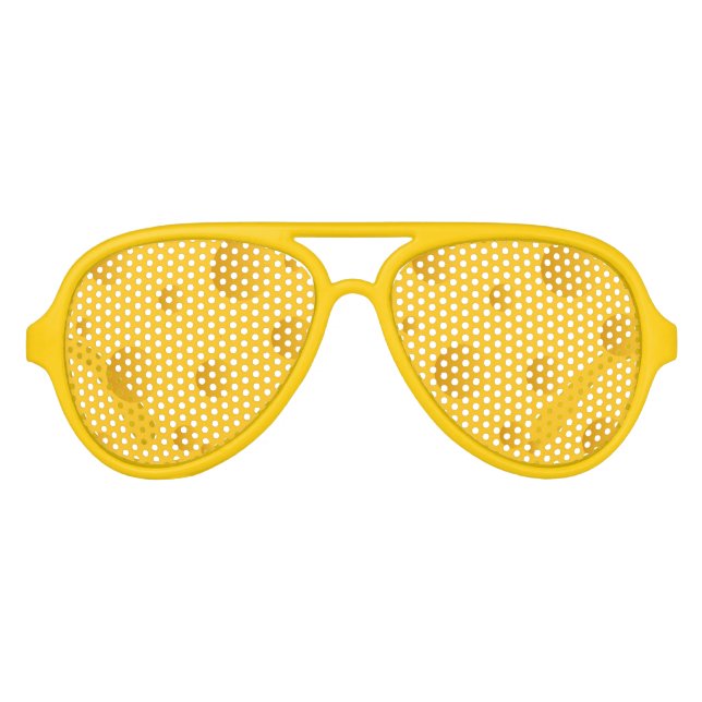 Novelty yellow cheese design party shades (Front)
