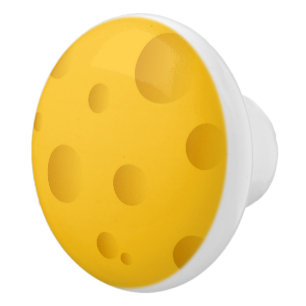 Novelty yellow cheese door and drawer pull knobs