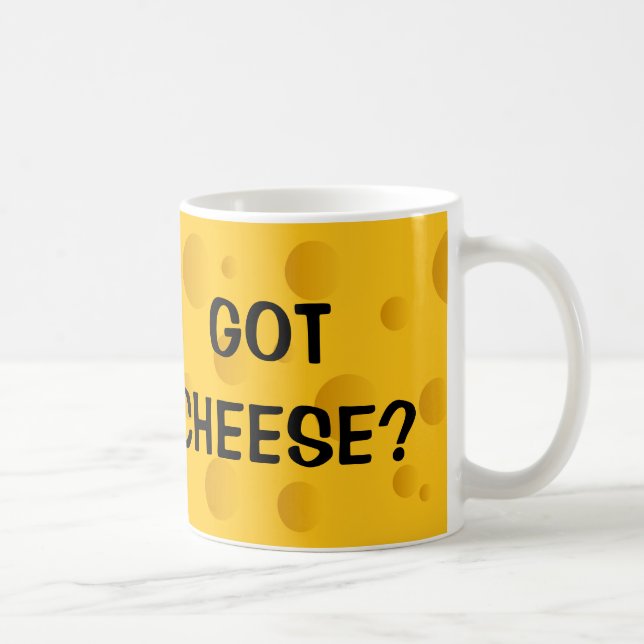 Novely coffee mug for cheese lovers (Right)