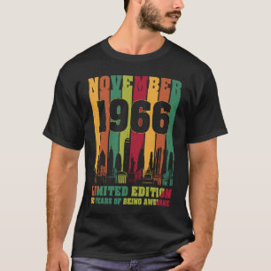 November 1966 53rd Birthday 53 Years old Bday T-Shirt