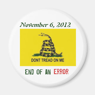 November 6, 2012    -    End of an Error Magnet