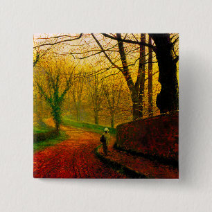 November Afternoon Stapleton Park Grimshaw 15 Cm Square Badge