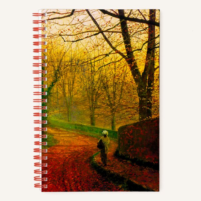 November Afternoon Stapleton Park Grimshaw Notebook (Front)
