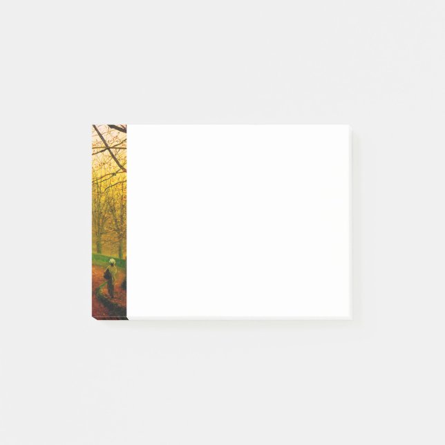 November Afternoon Stapleton Park Grimshaw Post-it Notes (Front)
