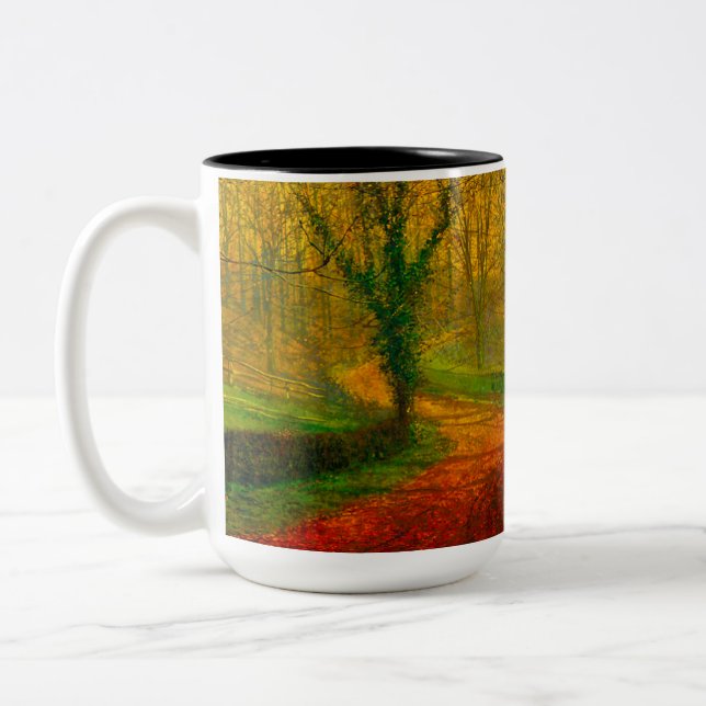 November Afternoon Stapleton Park Grimshaw Two-Tone Coffee Mug (Left)