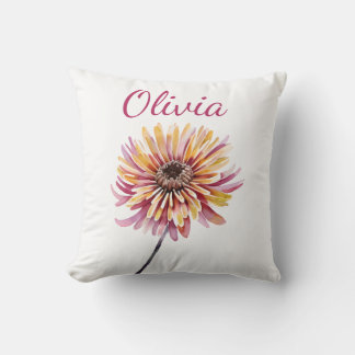 November birth flower gifts Chrysanthemum flower Cushion