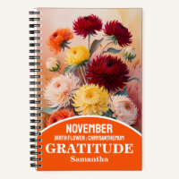 November Birth Month Flower Christian Journal