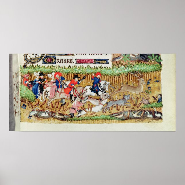 November; deer hunting poster (Front)