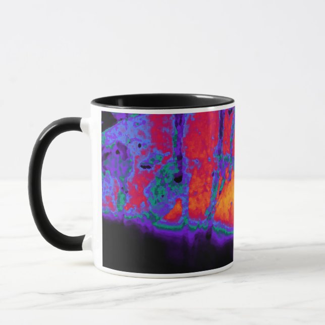 November Door Mug by Angus energetic colours & art (Left)
