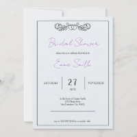 "November Elegance" Customisable Bridal Shower 