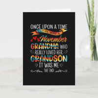 November Grandma Who Really Loved Her Grandsons