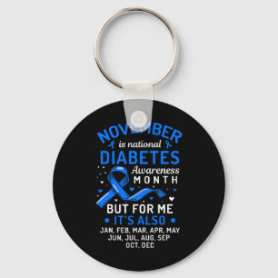 November Is National Diabetes Awareness Month Supp Key Ring