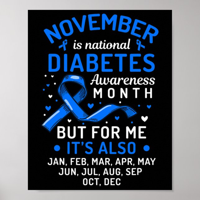November Is National Diabetes Awareness Month Supp Poster (Front)