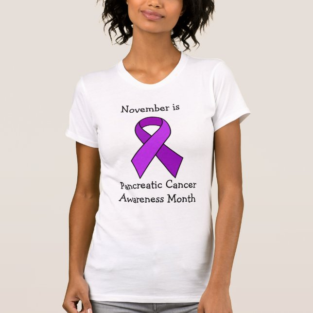 November is Pancreatic Cancer Awareness Month T-Shirt (Front)
