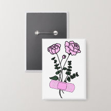 November Peony Flower Bandaid