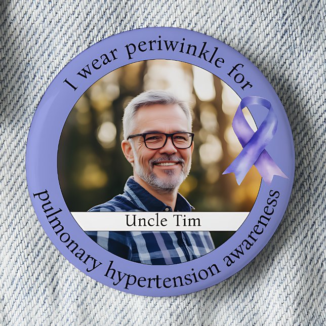 November Pulmonary Hypertension Awareness Month Bu 6 Cm Round Badge (Creator Uploaded)