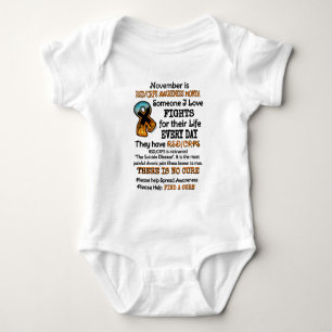 November/Someone I Love Fights...RSD/CRPS Baby Bodysuit