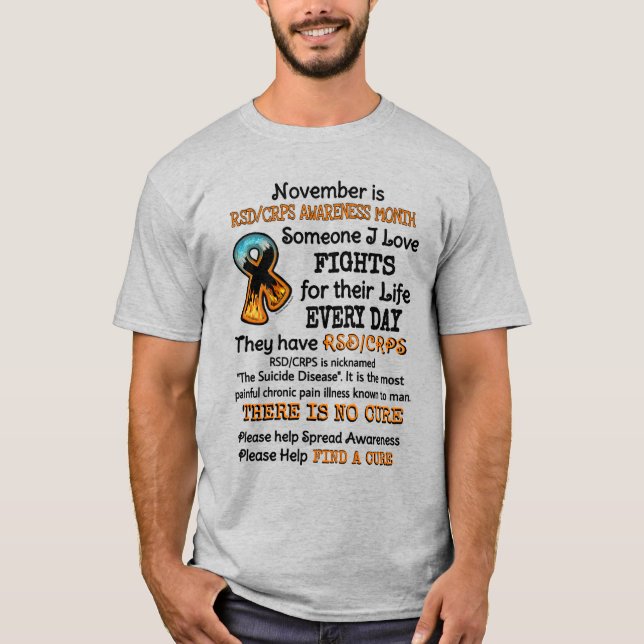 November...Someone I Love Fights T-Shirt (Front)