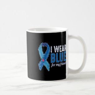November T1d Awareness Ribbon Blue For Friend Diab Coffee Mug