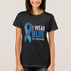 November T1d Awareness Ribbon Blue For Friend Diab T-Shirt