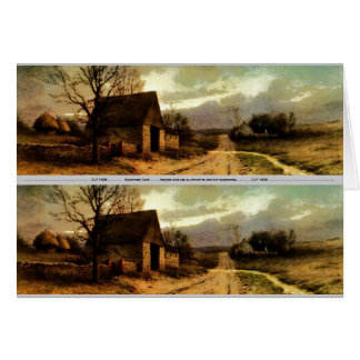 November Twilight  (1912) Barn and Fields Bookmark