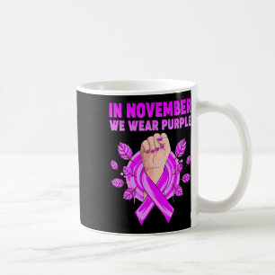 November We Wear Purple Alzheimerheimer Awareness Coffee Mug