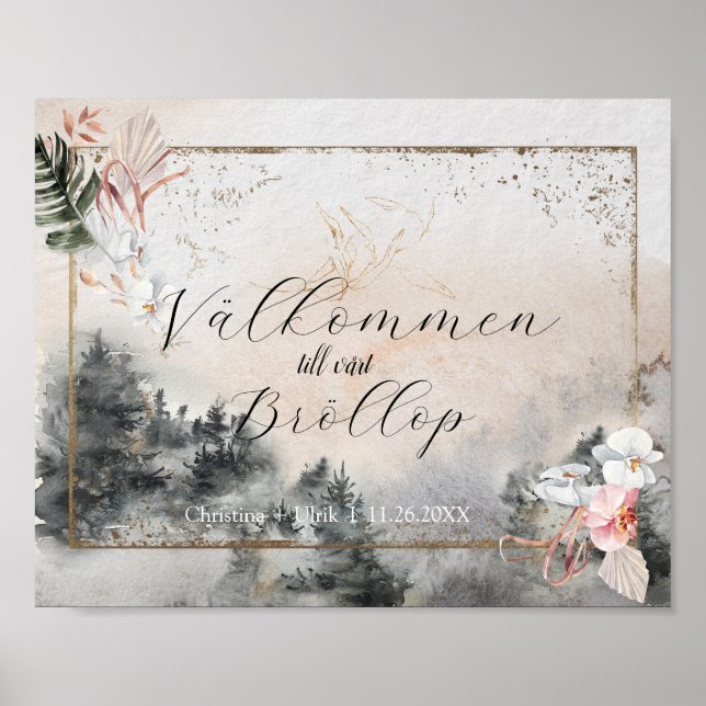 November Wedding Invitation Invitation Invitations Poster (Front)