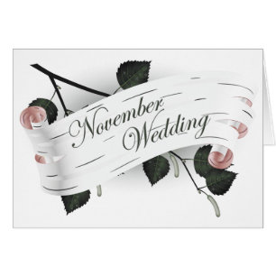 November Wedding : leaves of the season :
