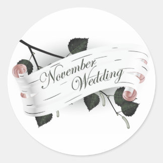 November Wedding Seal : leaves of the season :