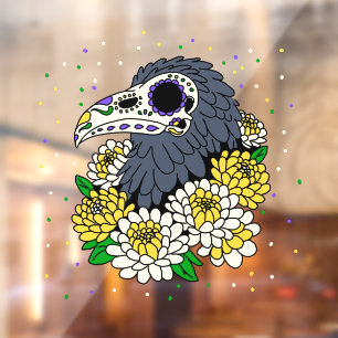 November's Mums & Crow Skull