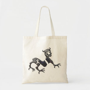 Novgorod Dragon black chrome Tote Bag