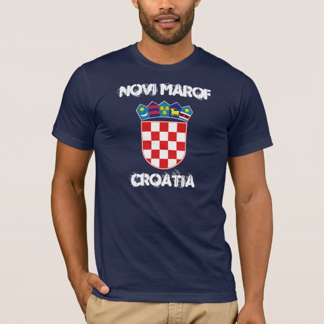 Novi Marof, Croatia with coat of arms T-Shirt (Front)