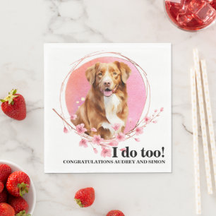 Novia Scotia Duck Tolling Retriever Dog Photo Napkin
