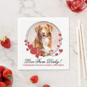 Novia Scotia Duck Tolling Retriever Wedding Napkin