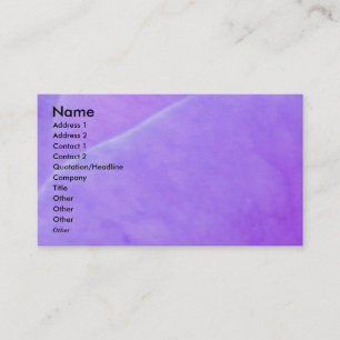 NOVINO - Purple Flower Leaf Business Card