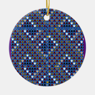 NOVINO Texture Pattern Meet Greet Gifts  doonagiri Ceramic Ornament