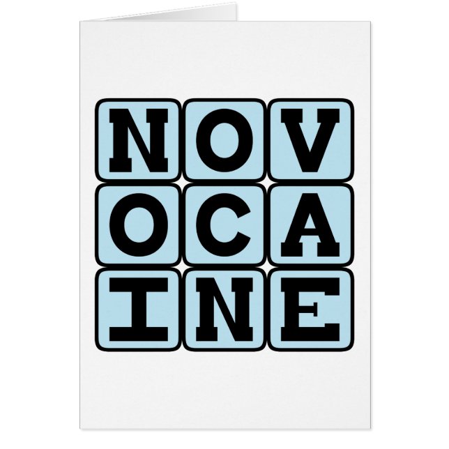 Novocaine, Dental Anaesthetic (Front)