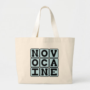 Novocaine, Dental Anaesthetic Large Tote Bag