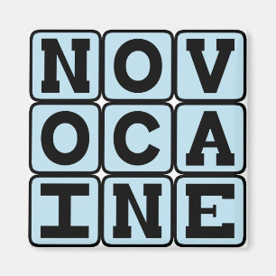 Novocaine, Dental Anaesthetic Magnet