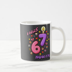 Now 6 7 Old 7th Birthday Coffee Mug