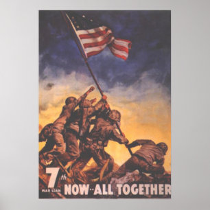 Now All Together-US Marines Poster