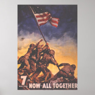 Now All Together-US Marines Poster
