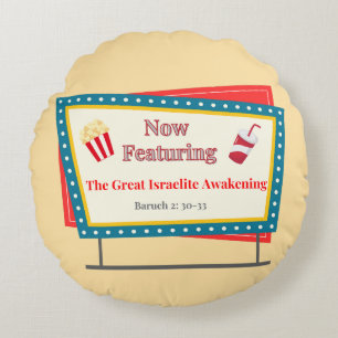 Now Featuring This Great Hebrew Israelite Awakenin Round Cushion