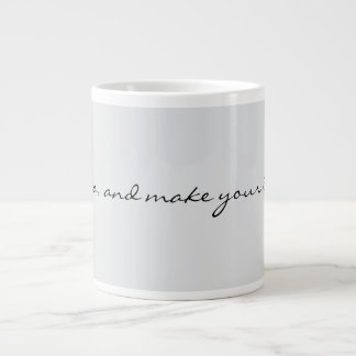 Now Go and Make Your Legend Inspirational Motivati Large Coffee Mug
