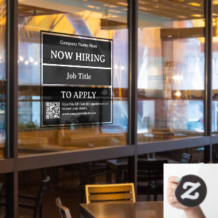 Now Hiring Job Opening Store Business Vacancy