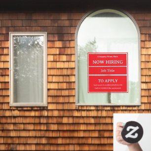 Now Hiring Job Opening Store Business Vacancy