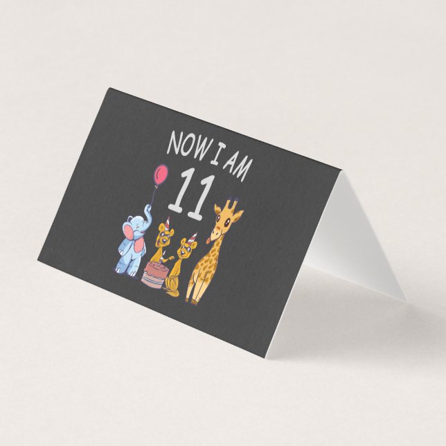 Now I am 11 years old 11th Birthday at the Zoo (Front)